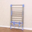 Metallic Cloth Drying Rack - Wall Mount Foldable - 1