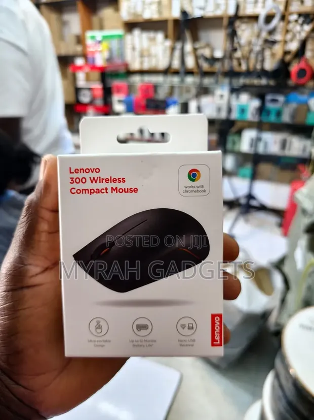 Lenovo 300 Wireless Compact Mouse - 1
