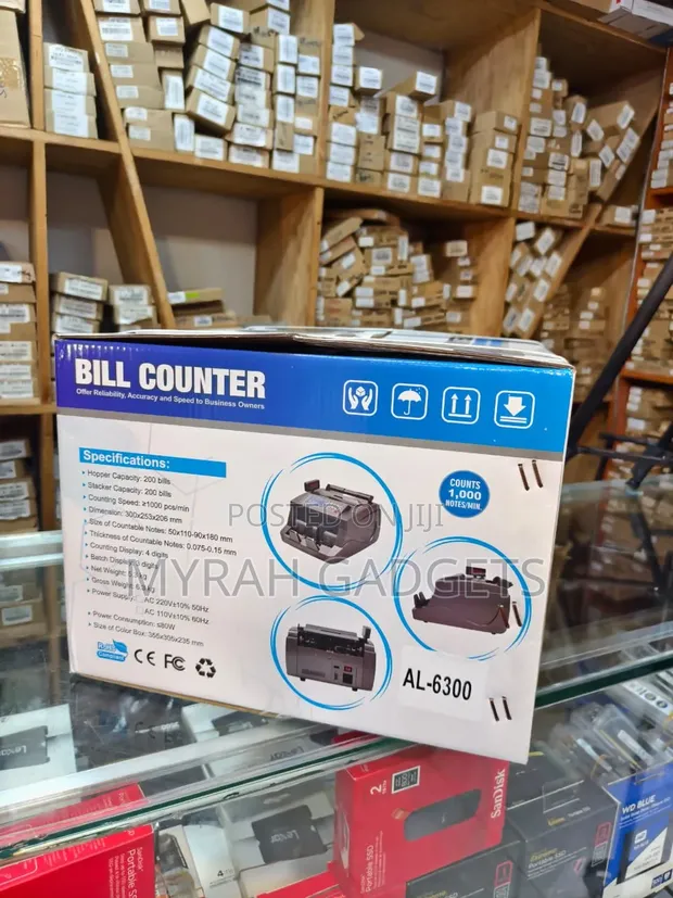 Bill Counting Machine - Model AL-6300 - 1