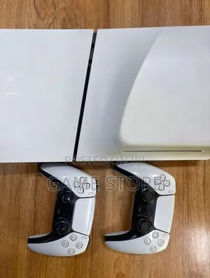 UK Used PS5 Slim Disc Version with 2 Controllers & Games
