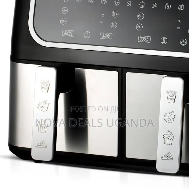 Raf 2000W Dual Basket Air Fryer 10L - 1