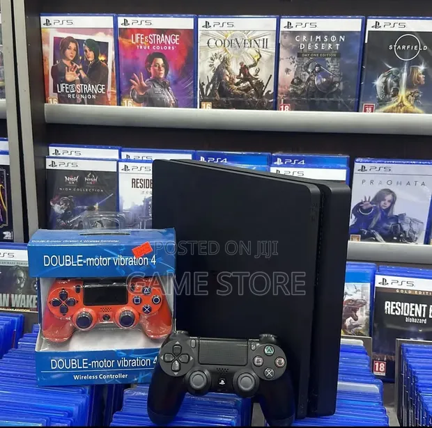 PlayStation 4 Slim Console with Games - 1