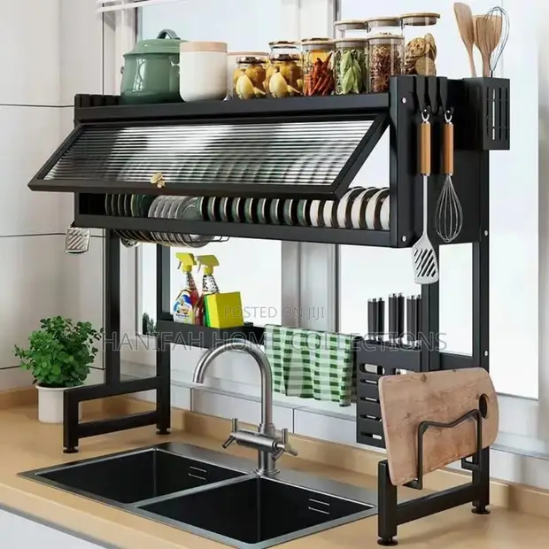 Over-the-Sink Dish Drying Rack - 1