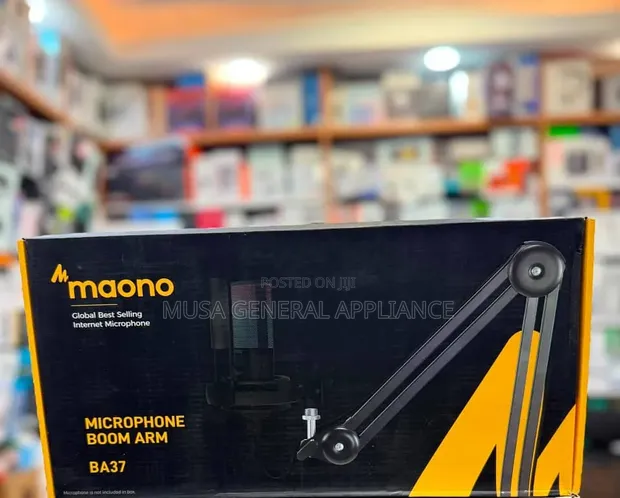 Maono Microphone Boom Arm: Heavy Duty Adjustable - 1