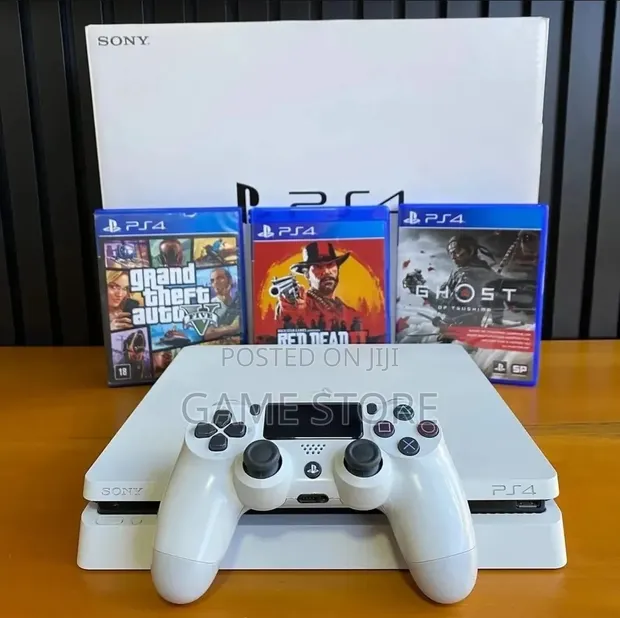 PS4 Slim Console with 12 Games - 1