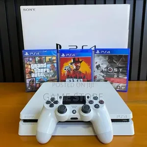 PS4 Slim Console with 12 Games