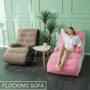 Ergonomic S-Shaped Inflatable Lounge Chair