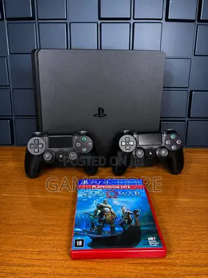 PS4 Slim Console with 12 Games & 2 Controllers
