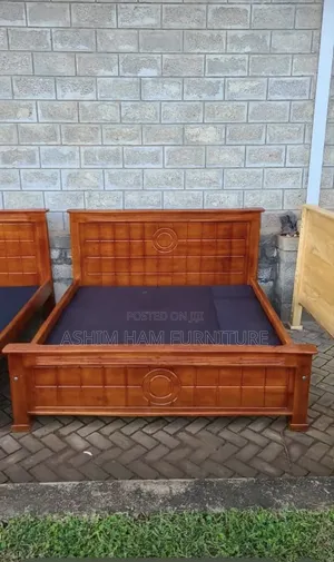 5x6 Bold Wooden Bed - Brand New