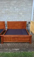 5x6 Bold Wooden Bed - Brand New - 1