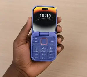 AERBES AB-SJ150 Mini Flip Phone - Purple