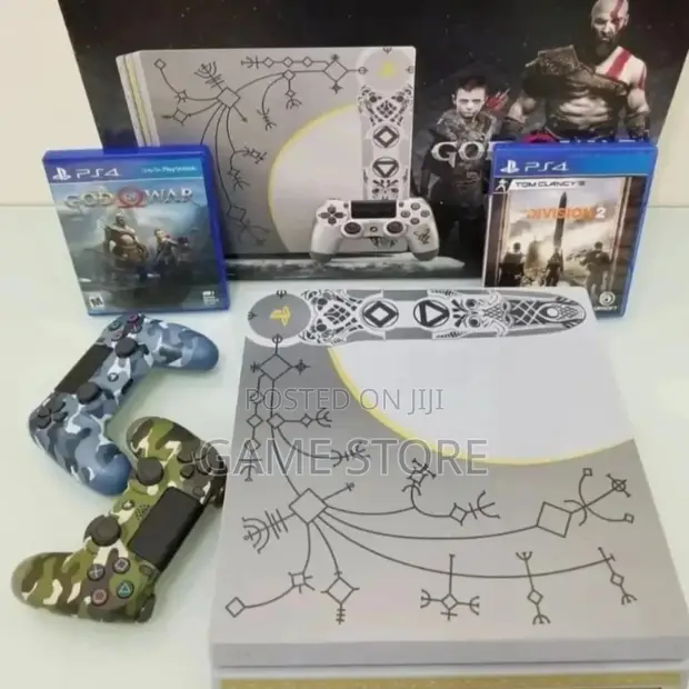 PS4 Pro with 12 Games and 2 Controllers - 1