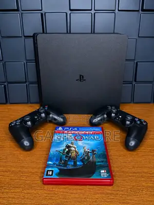 PS4 Slim Console with 12 Games & 2 Controllers