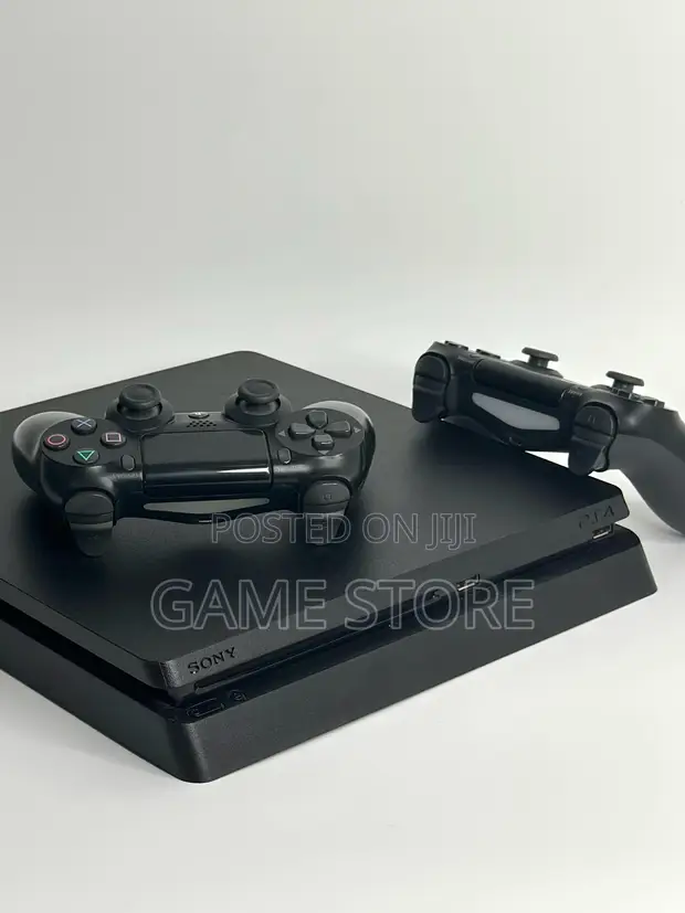 PS4 Slim Console with 12 Games & 2 Controllers - 1