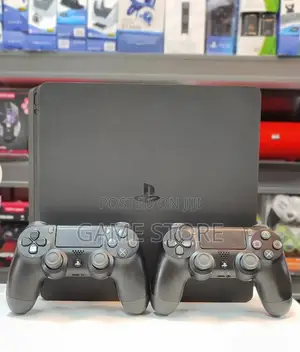 PS4 Slim Console with 12 Games & 2 Controllers