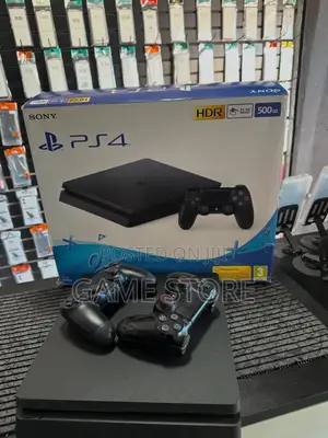 PS4 Slim Console with 12 Games & 2 Controllers
