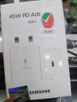 White Samsung 45W Travel Adapter - Super Fast Charging - 1