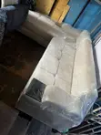 High Density Sofa Bed in Cream - 2