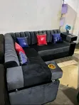 5-Seater L Sofa Couch - 1