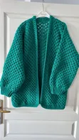 Handmade Crochet Cardigan Sweater - 2