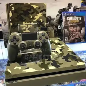 PS4 Slim Console with 12 Games & 2 Controllers