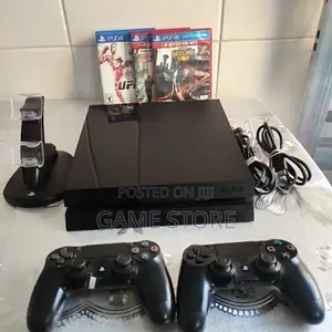 PS4 Standard Console with 12 Games and 2 Controllers