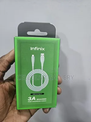 Infinix 3A Braided Fast Charging USB-A to Type-C Cable