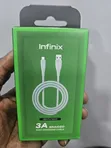 Infinix 3A Braided Fast Charging USB-A to Type-C Cable - 2