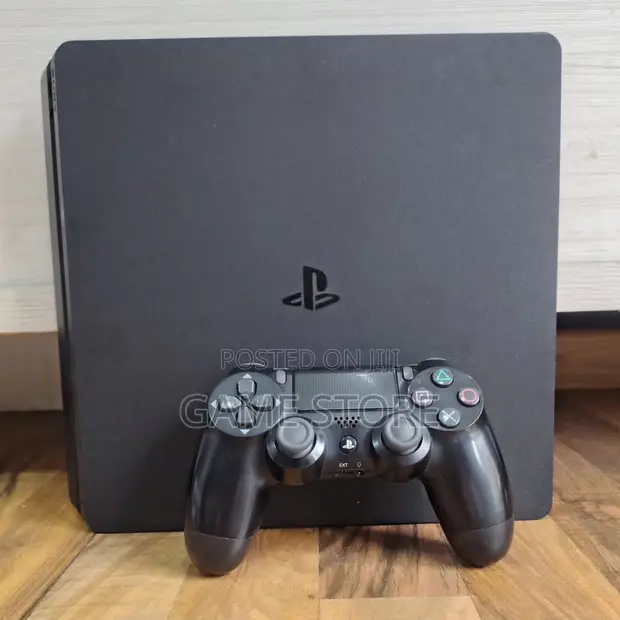 PS4 Slim Console with 12 Games and 2 Controllers - 1