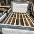 5x6 White & Gray Bed Frame - 2