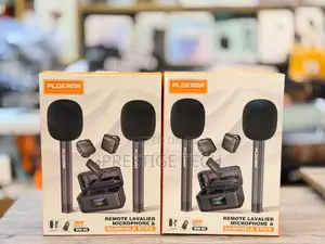 Plokama WM80 Wireless Lavalier Microphone & Handheld Stick Set (2-in-1)