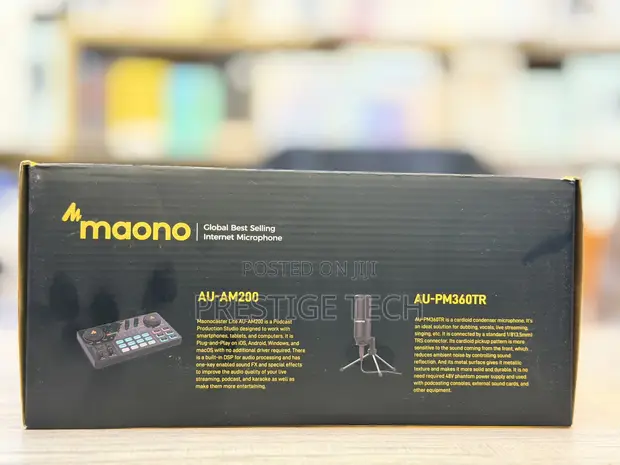 Maono Caster Lite AM200 Portable Podcast Studio Bundle - 1