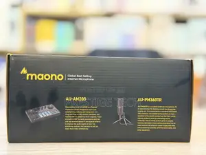 Maono Caster Lite AM200 Portable Podcast Studio Bundle