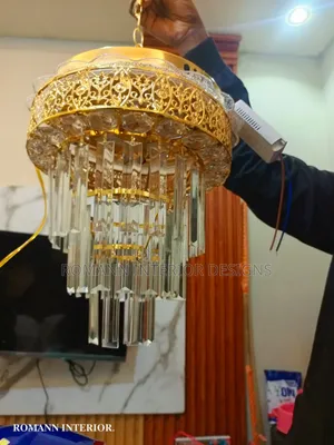 Brand New 300mm 3-in-1 Crystalline Glass Chandelier