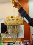 Brand New 300mm 3-in-1 Crystalline Glass Chandelier - 3