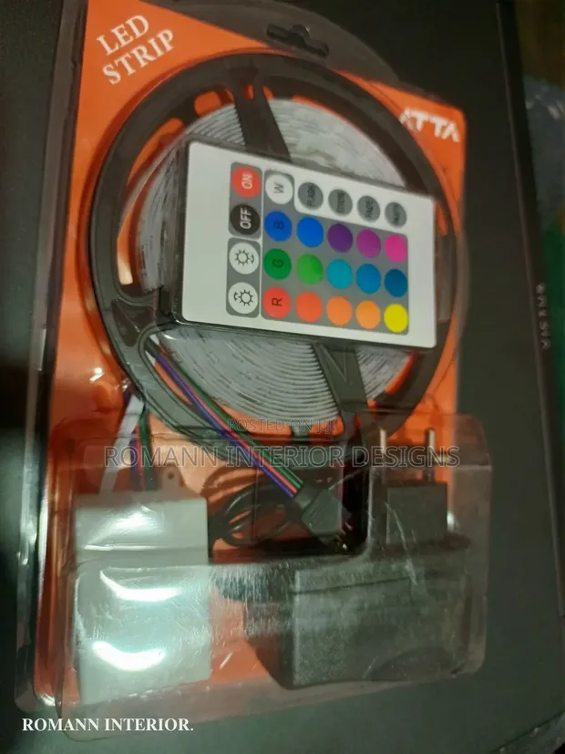 5m RGB Strip Light with Remote Control - 1