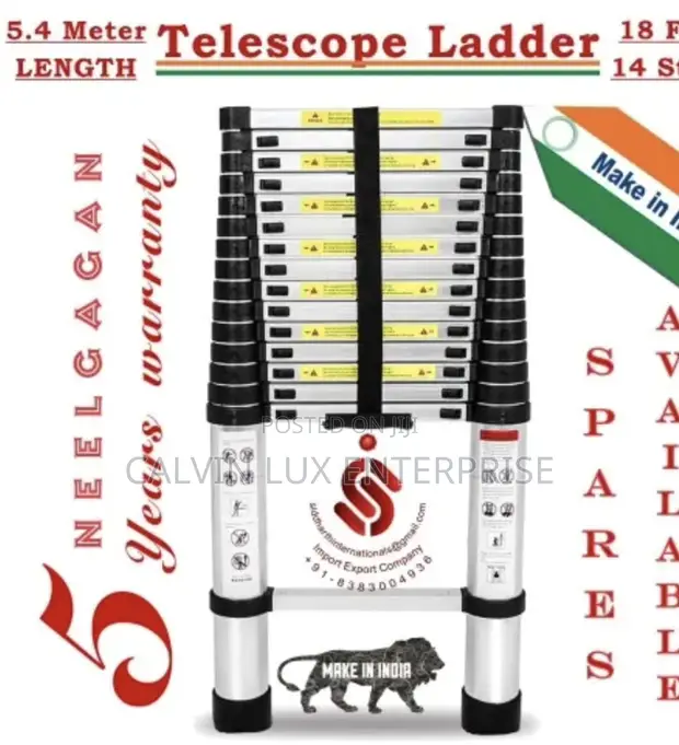 Omega Telescopic Ladder 5.4 Meters - 1