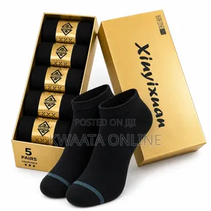 Anko Premium Men's Ankle Socks - 5 Pair Gift Box