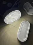 3-in-1 Oval & Round Bulkhead Light (White, Warm, Warm White) - 3