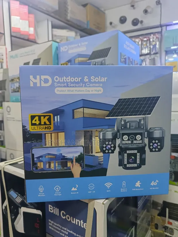 Solar 4G Smart Security Camera (4K UltraHD, PTZ) - 1