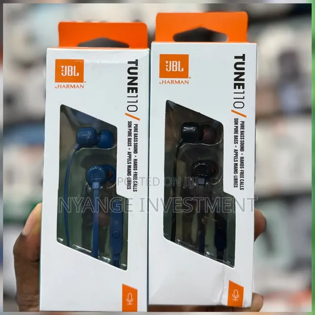 JBL Tune 110 (T110) Wired In-Ear Headphones - 1