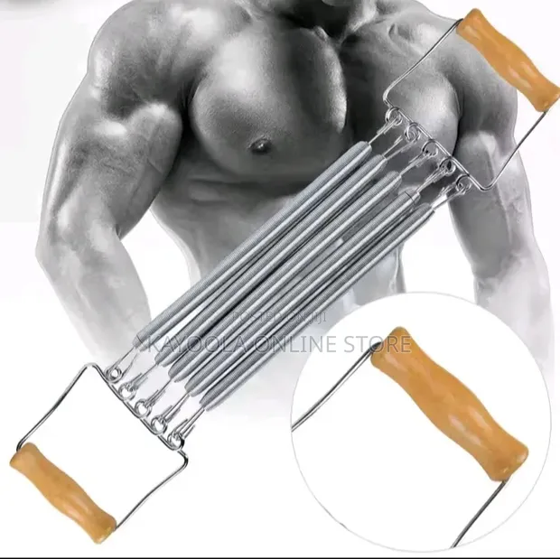 Spring Chest Developer with Wooden Handles - 1