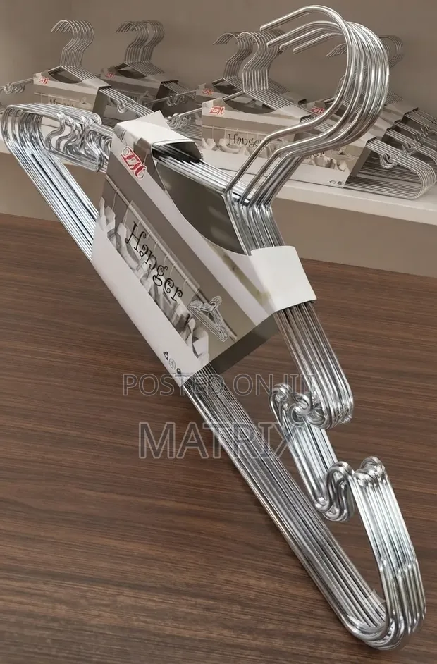 Stainless Steel Hangers (10 Pieces) - 1