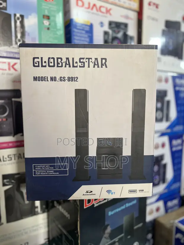 Global Star Home Theatre Sound System - Clear Sound & Deep Bass - 1