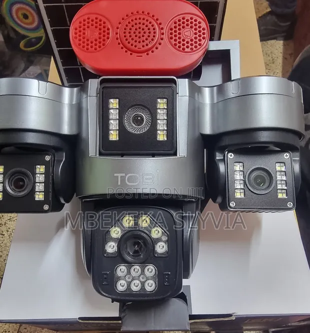 AOV 3-Lens 4G AI Solar Camera 24/7 Video Surveillance - 1