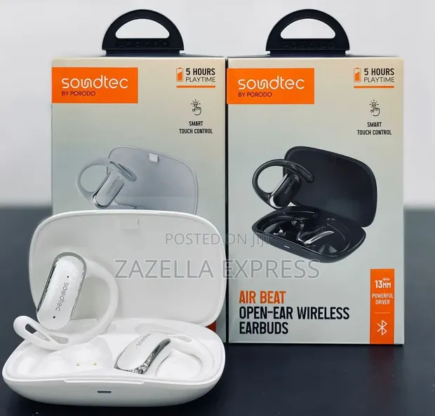 Porodo Soundtec Air Beat Open Ear Wireless Sport Earbuds - 1
