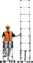 3.2m Aluminum Telescopic Ladder - 1