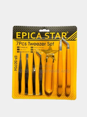 7pcs Anti Static Stainless Steel Precise Tweezers Repair Tools