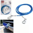 Heavy Duty Car Steel Tow Rope with Hooks (5 Ton Max) - 1