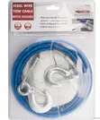 Heavy Duty Car Steel Tow Rope with Hooks (5 Ton Max) - 3